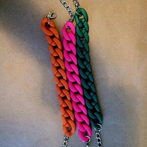 Colorful Chain Link Bracelets